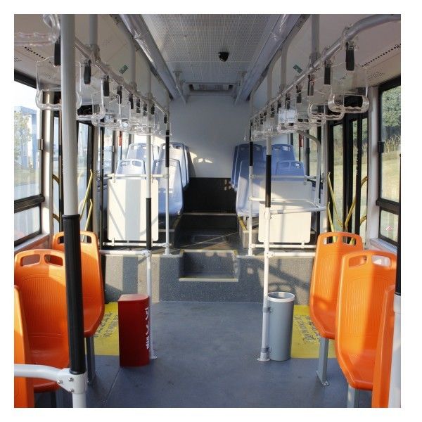 10.5m openbare vervoer batterij elektrische bus met 2800N.m max. koppel LiFePo4 batterij en 250 km rijbereik