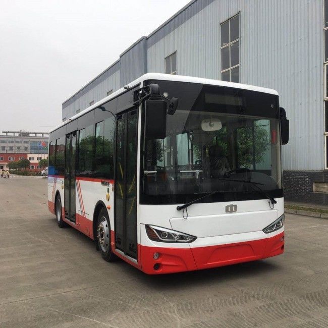 ZEV 8m Diesel City Bus met 132kw Max Power Manual 5 versnellingen en Leaf Spring Suspension
