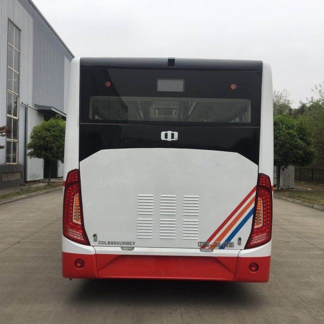 ZEV 8m Diesel City Bus met 132kw Max Power Manual 5 versnellingen en Leaf Spring Suspension