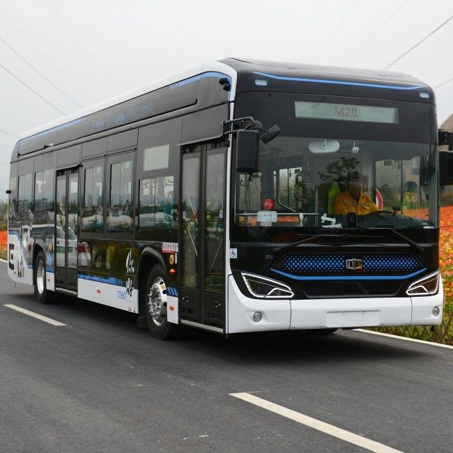 12M elektrische bus met een batterij met een laag ingangsgedeelte van 350,07 kWh en een rijbereik van 280-650 km