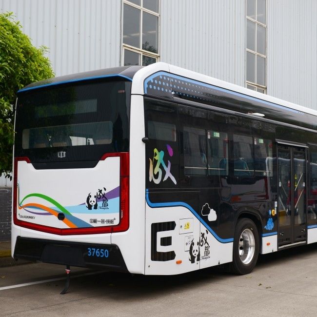 12M elektrische bus met een batterij met een laag ingangsgedeelte van 350,07 kWh en een rijbereik van 280-650 km