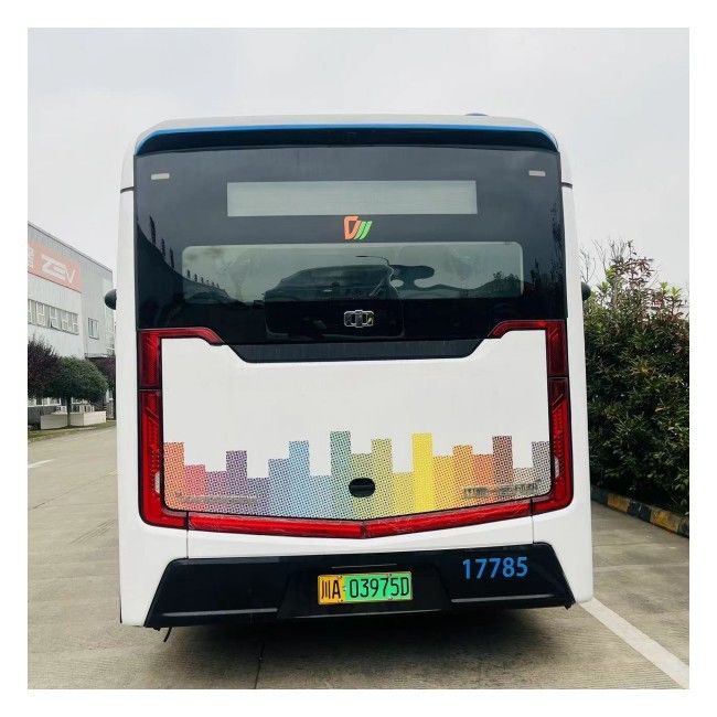12 M Pure Electric Bus LHD Automatic EV Innercity Bus 46 zitplaatsen Met luchtvering