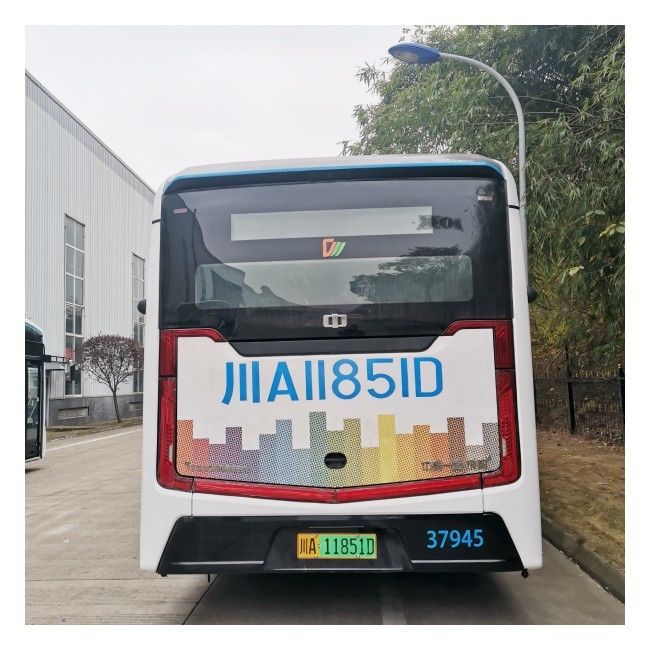 Pure Electric Bus 12m E Bus Low Floor New Energy Bus 46 zitplaatsen voor openbaar vervoer.