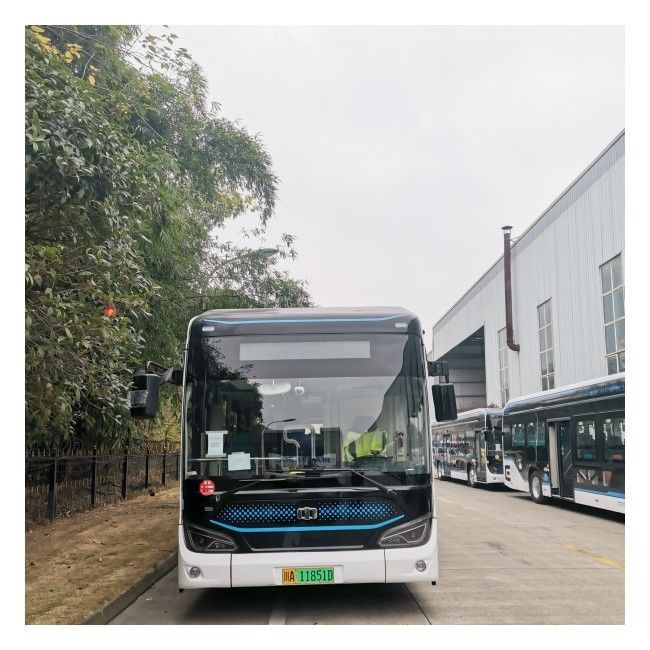 LHD 12m Lage Vloer e-Bus 280650km Elektrische Stadsbus met 46 Zetels