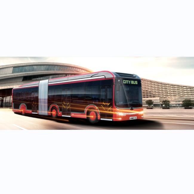 18 M Electric Brt City Bus Topsnelheid 69km/h 50 zitplaatsen langeafstandsbus