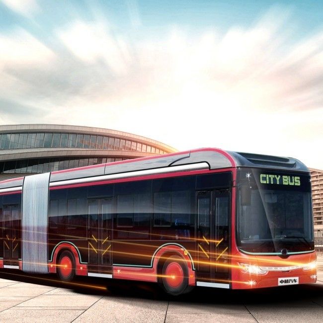 18 Meters van Zev Bus 69 Elektrische de Passagiersbus 50 Capaciteit 150 van Km/H van de Zetelspassagier