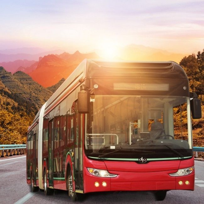 18m zev bus 50 zitplaatsen Electric BRT Bus ZEV Bus City Bus Diensten voor stedelijk vervoer.