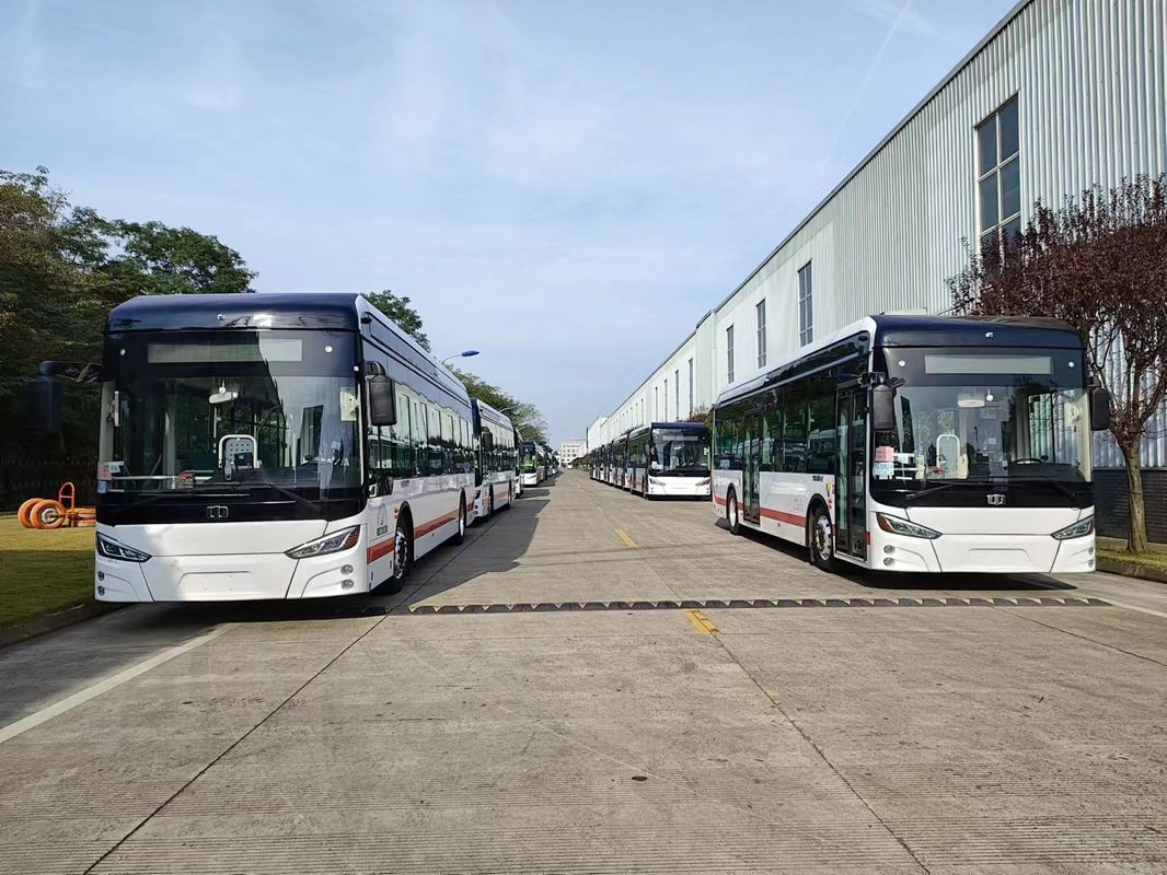 10.5M Zuivere elektrische bus met lage onderhoudskosten en CAN-buslijninstrument voor stedelijk vervoer