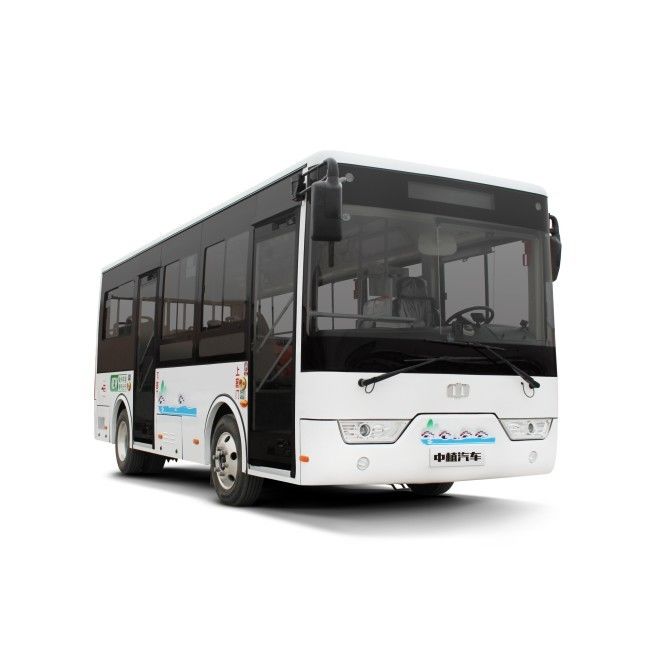 6.6m 16 zitplaatsen elektrische minibus elektrische bus LHD groen aangedreven stadsbus voor openbaar vervoer.