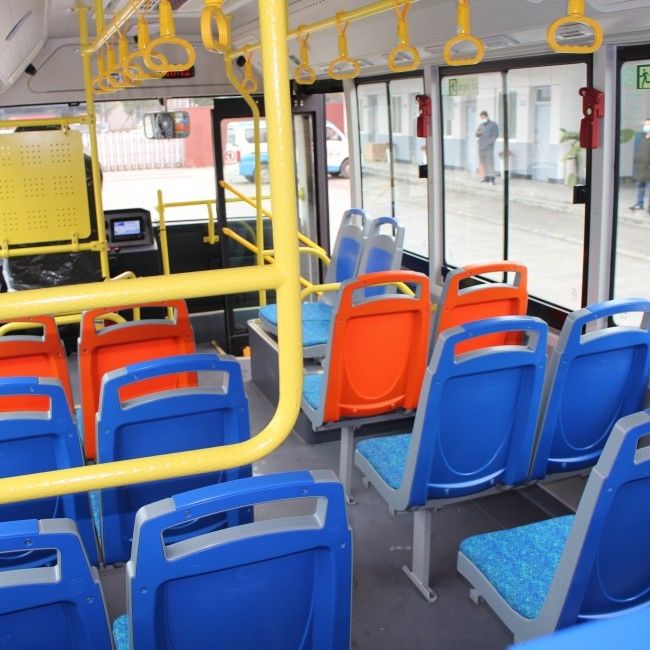 6.6m elektrische mini stadsbussen nieuwe energie stadsbus 23 zitplaatsen voor openbaar vervoer.