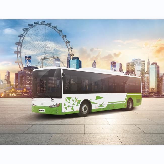 10.5m Pure Electric Bus EV Bus met 30 zitplaatsen 250km rijbereik en PMSM motor voor openbaar vervoer