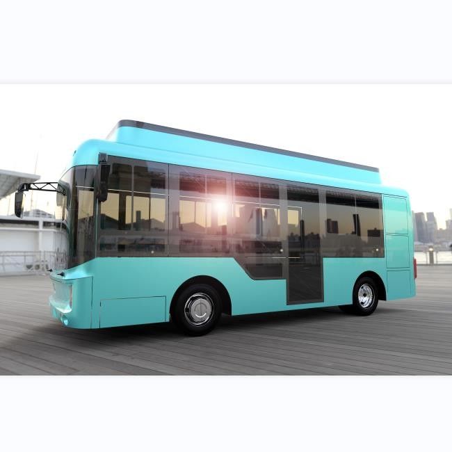 6.6m Elektrische minibus EV-bus met automatische transmissie en 23 zitplaatsen