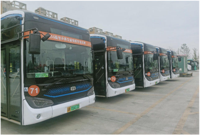 Urban 12m 40 zitplaatsen Nieuwe energiebus EBus met luchtophanging en snel opladen