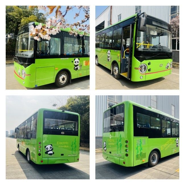 6.6m elektrische stadsbus met nul uitstoot ZEV bus LHD RHD 24 zitplaatsen voor stedelijk vervoer