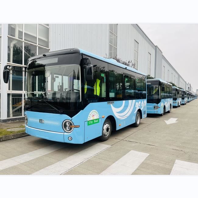 6.6m 16 zitplaatsen zuiver elektrische bussen openbaar vervoer bus Nieuw energievoertuig