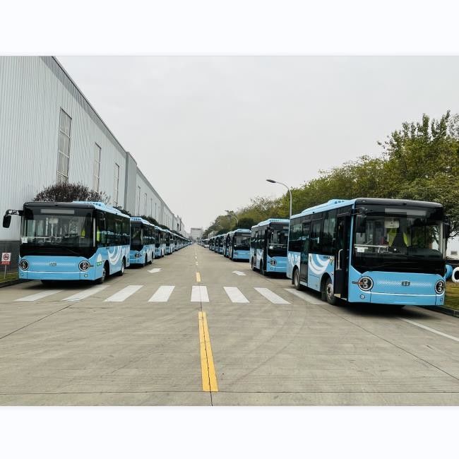 6.6m 16 zitplaatsen zuiver elektrische bussen openbaar vervoer bus Nieuw energievoertuig