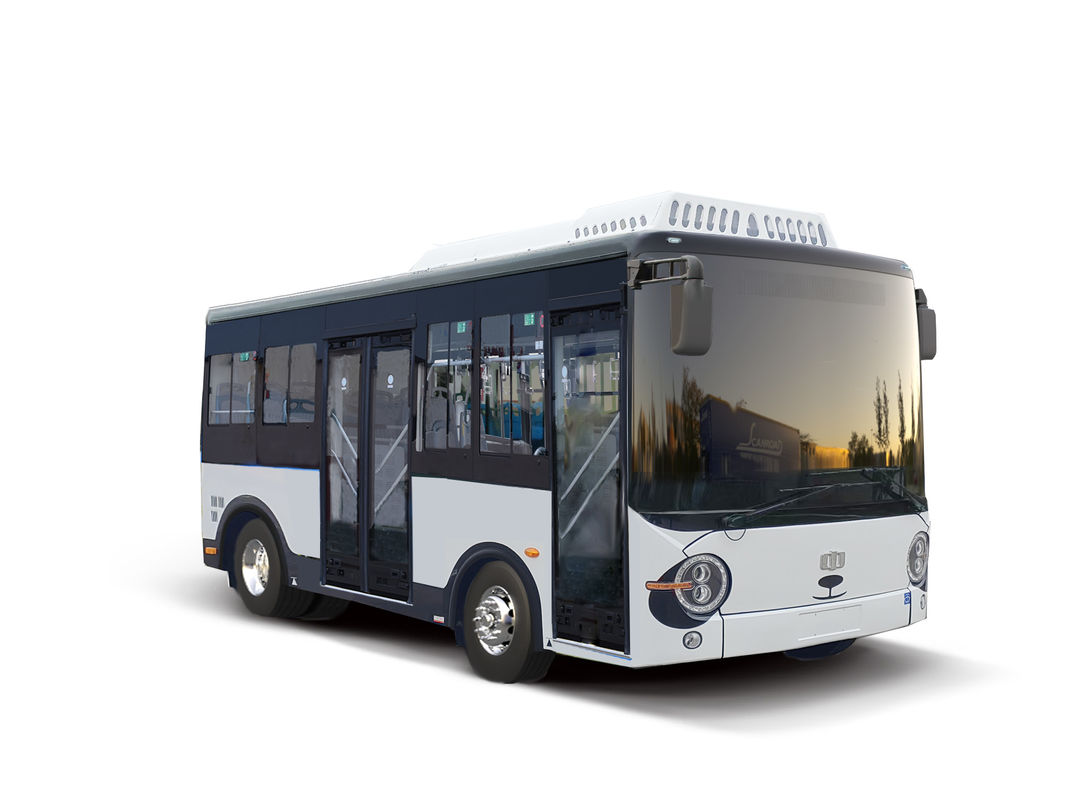 5.9m elektrische minibus 14 zitplaatsen lage vloer bussen groene bus voor openbaar vervoer.