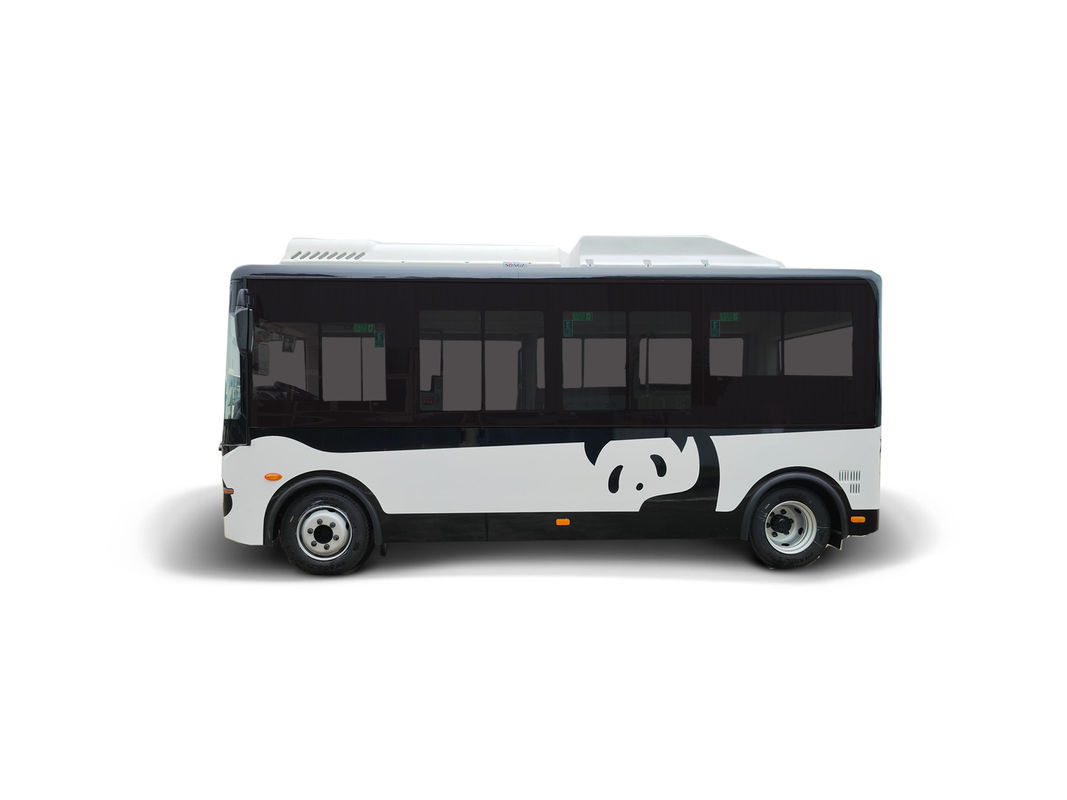 5.9m elektrische minibus 14 zitplaatsen lage vloer bussen groene bus voor openbaar vervoer.