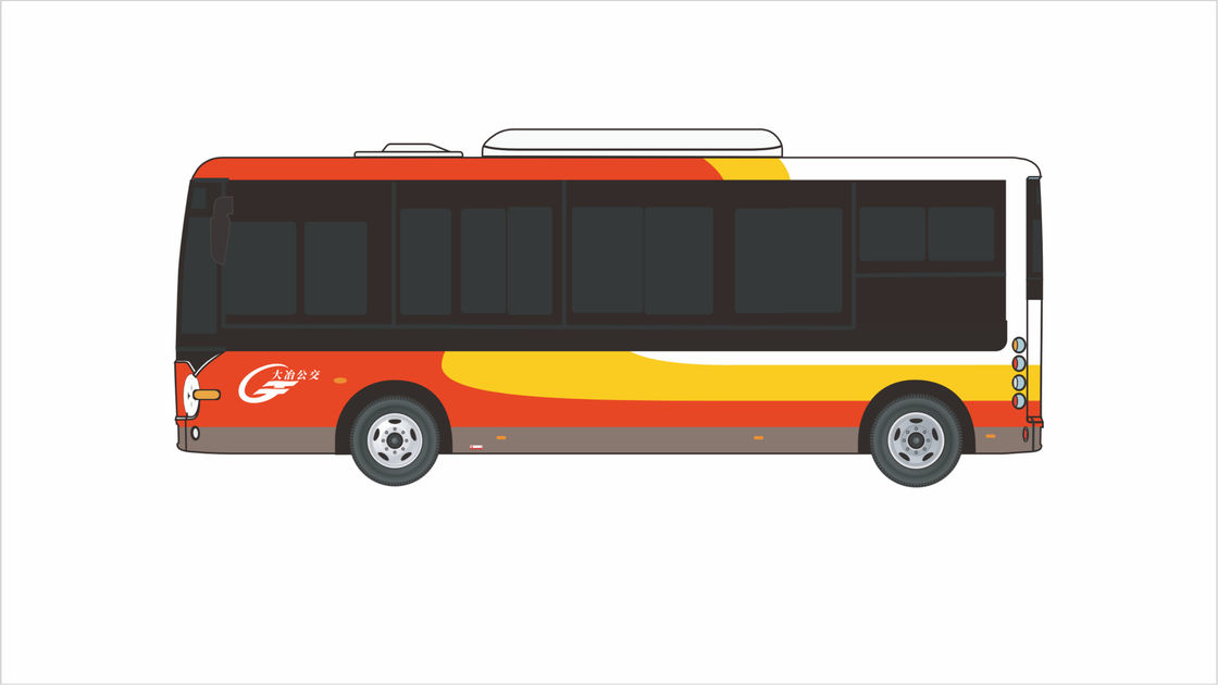 Urban Public Transport Solution 10,5m elektrische stadsbus met 30 zitplaatsen en 268kwh batterij