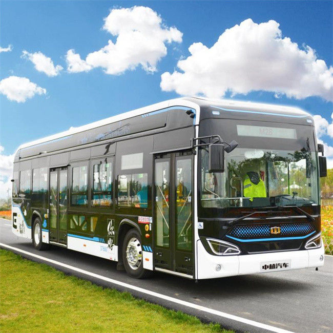 Milieuvriendelijke 12 M lage vloer elektrische personenbus met een batterijcapaciteit van 350,07 kwh