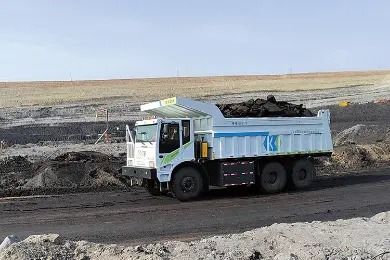 95 Ton Elektrische Mijnbouwtruck 528kWh Nulemissie