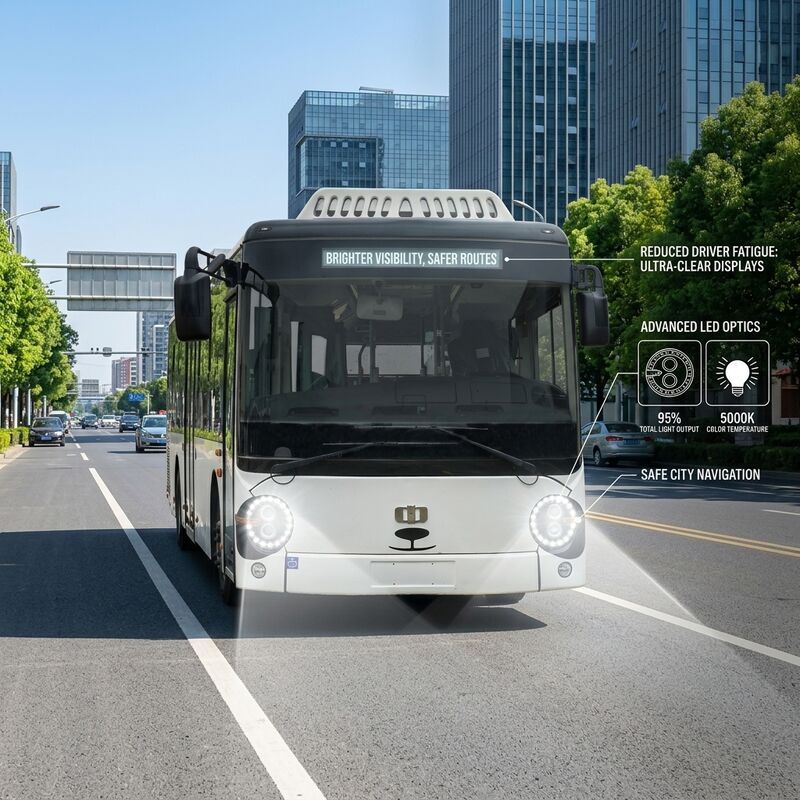 5.9m Elektrische minibussen Elektrische bestelwagen 14 zitplaatsen Passagiersbus voor openbaar vervoer.