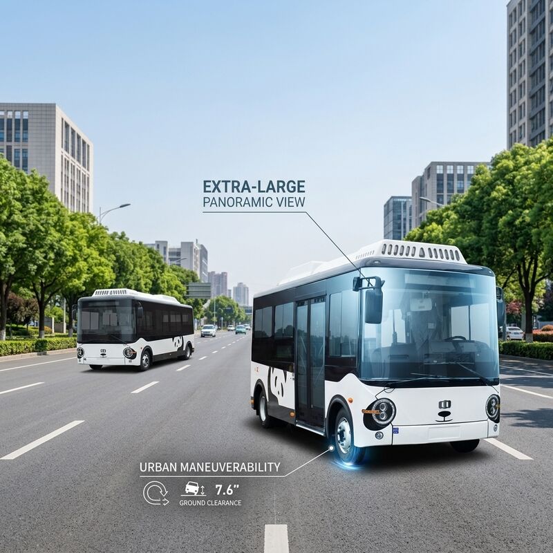 5.9m 14 zitplaatsen Elektrische minibussen EV bus Commerciële stadsbus Nieuwe energie bus