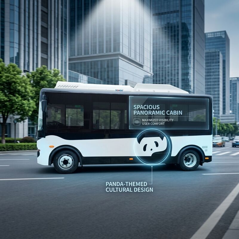 5.9m Elektrische minibussen Elektrische bestelwagen 14 zitplaatsen Passagiersbus voor openbaar vervoer.
