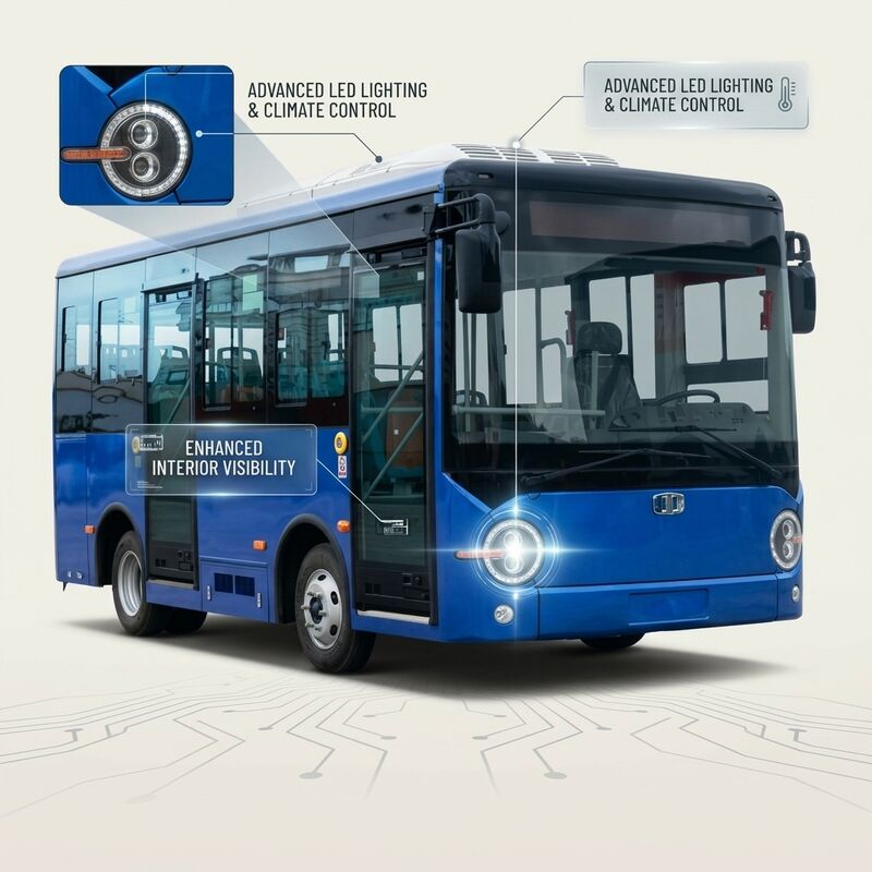 6m 16-zits volledig elektrische bus met 95,25 kWh batterij en 180 km bereik voor openbaar vervoer
