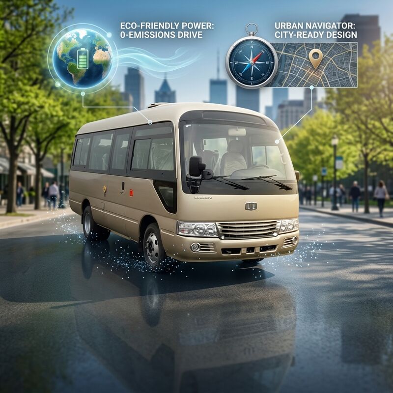 6m Diesel Coaster Bussen Transit minibus Met 19 zitplaatsen Topsnelheid 100km/h