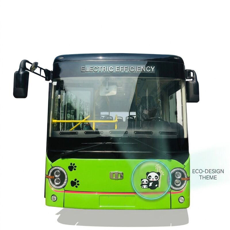 6.6m Elektrische stadsbus met nul uitstoot ZEV-bus 24 zitplaatsen voor stedelijk vervoer