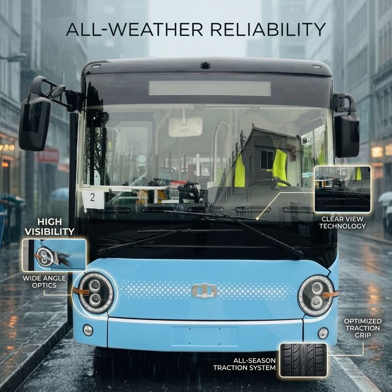 6.6m batterij elektrische minibus 19 zitplaatsen 95,25kWh lange rijbereik milieuvriendelijk vervoer.