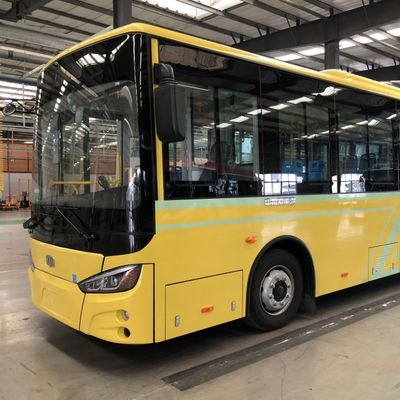 Twee deuren 8m stadsbussen met 198.4kwh batterijvermogen 29 zitplaatsen en LHD-stuur