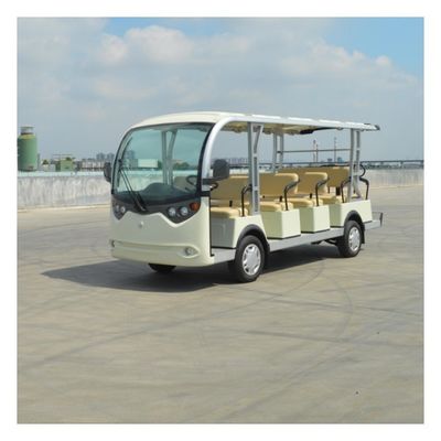 14 zetels de Elektrische van de het Lithiumbatterij van de Sightseeingsbus 72v Karren van het de Douanegolf voor Park