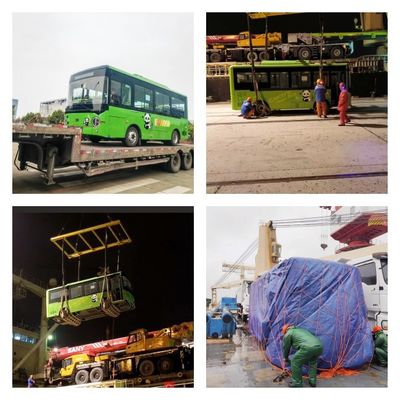 Emissieloos Elektrisch Mini Buses With 24 Zetels en Hoogste Snelheid van 69km/H