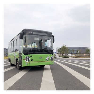 6.6m Elektrisch Mini Buses Leaf Spring Met airconditioning