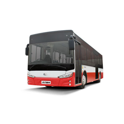 ZEV 8m Diesel City Bus met 132kw Max Power Manual 5 versnellingen en Leaf Spring Suspension