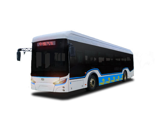 Voor- en achterschijf zuivere elektrische bus met lithium-ionbatterij 255kwh batterijvermogen