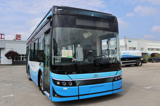 7.5m 18 zitplaats elektrische stadsbus met 280 km bereik nul uitstoot.
