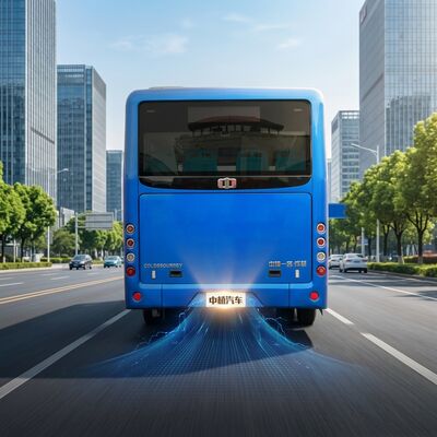 5.9M 14 zitplaatsen Battery Electric City Bus Puur elektrisch voertuig voor het openbaar vervoer bus naar het centrum.