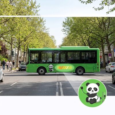6m elektrische minibussen openbaar vervoer bus 14 zitplaatsen met airconditioning.