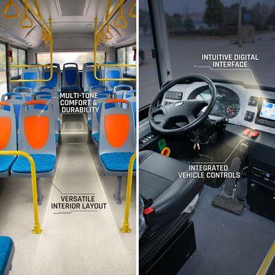 6m Zev Ev Minibus 15 zitplaatsen Minibus voor het openbaar vervoer