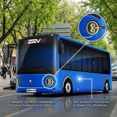 6m 16-zits volledig elektrische bus met 95,25 kWh batterij en 180 km bereik voor openbaar vervoer