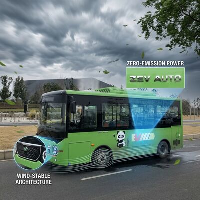 LHD 6.6m Pure Electric Bus E-Bus Met Vloerbedekking Flash Opladen